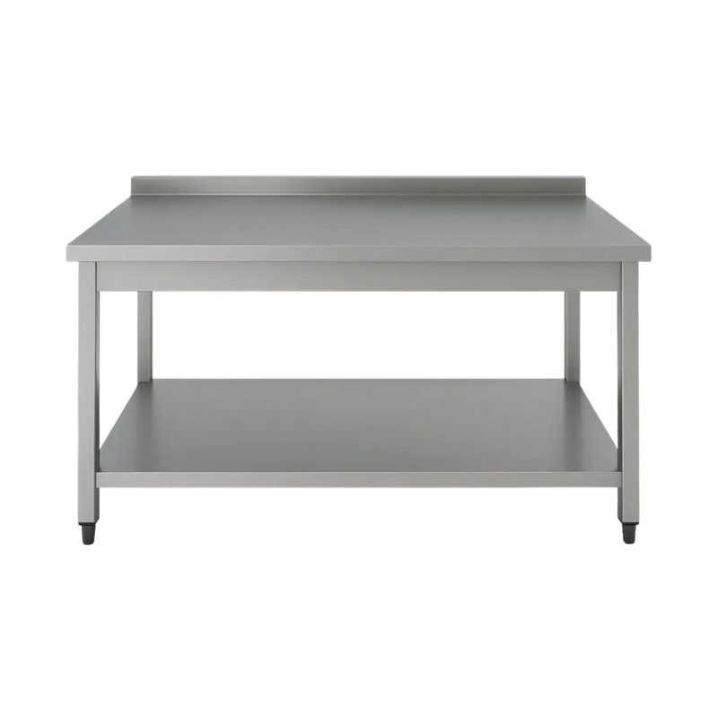 Dinamik Endüstriyel 200*80*85 Cm Paslanmaz Taban Raflı Çalışma Tezgahı